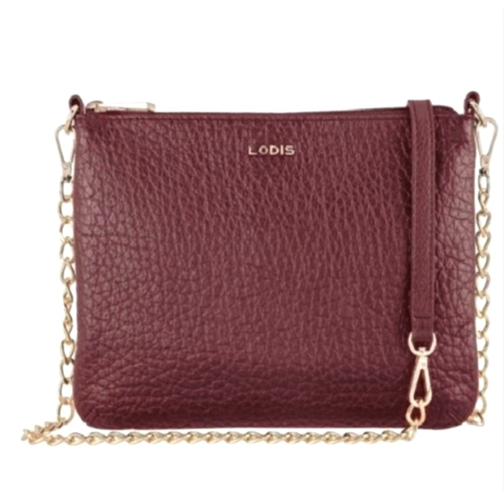 LODIS | Emily Italian leather convertible handbag/purse/crossbody/wristlet